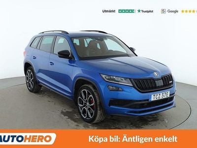 Begagnad Skoda Kodiaq RS 243 HK (178 kW) 2019 Blå SUV