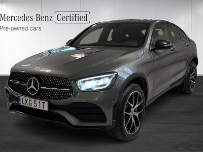 Grå Begagnad 2021 Mercedes GLC300e AMG Sportkupé | 499 900 kr (Lite dyr)