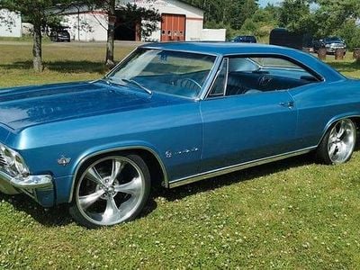 Ljusblå Begagnad 1965 Chevrolet Coupé Sport Sportkupé | 409 000 kr