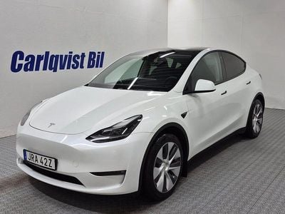 Vit (vit metallic) Begagnad 2024 Tesla Model Y Long Range AWD SUV | 465 000 kr (Lite dyr)