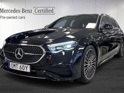 Svart Begagnad 2025 Mercedes E300 AMG line Kombi | 649 000 kr (Marknadspris)