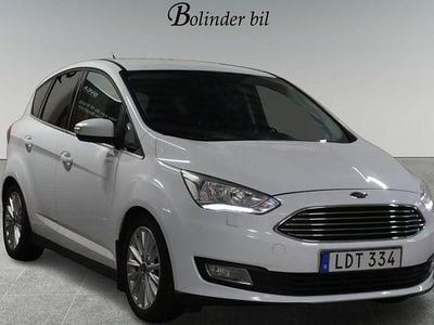 Vit Begagnad 2015 Ford C-MAX Titanium Minibuss | 58 900 kr (Superpris)