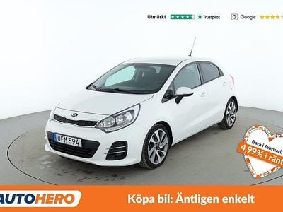 Begagnad Kia Rio 85 HK (62 kW) 2016 Vit Halvkombi