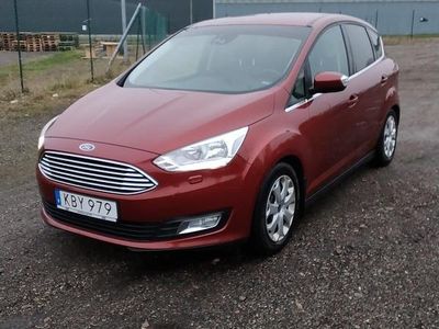 Röd Begagnad 2015 Ford C-MAX Titanium Minibuss | 79 900 kr (Lite dyr)