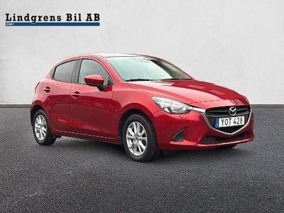 Röd Begagnad 2018 Mazda 2 Vision Halvkombi | 129 900 kr (Bra pris)
