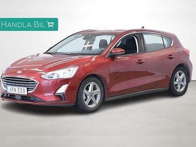 Begagnad Ford Focus Titanium 125 HK (91 kW) 2018 Röd Halvkombi