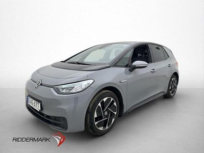 Begagnad VW ID.3 Pro Performance 150 kW (204 HK) 2021 Grå Halvkombi