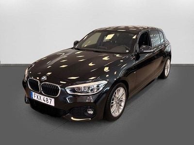 Begagnad BMW 118 M Sport 136 HK (100 kW) 2018 Svart Halvkombi