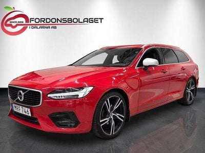 Röd Begagnad 2018 Volvo V90 R-Design Kombi | 239 700 kr (Dyr)