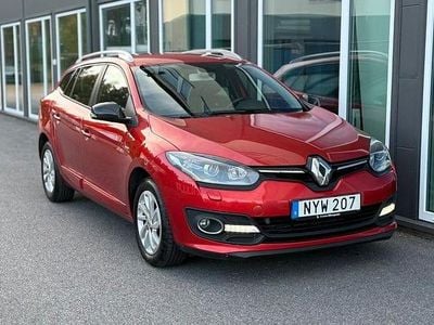 Röd Begagnad 2016 Renault Mégane III LIMITED | 69 800 kr (Marknadspris)