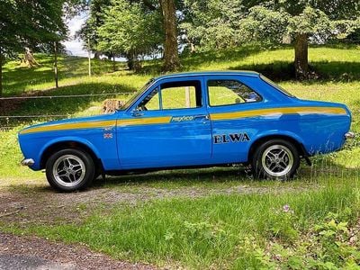 Monza blå Begagnad 1972 Ford Escort Sportkupé | 499 000 kr