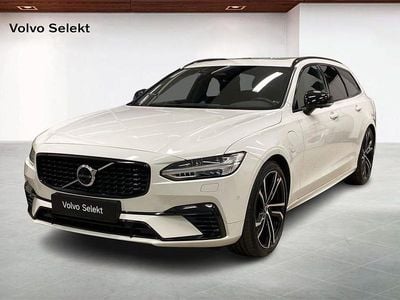 Begagnad Volvo V90 R-Design Pro 397 HK (291 kW) 2022 Vit Kombi