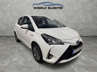 Begagnad Toyota Yaris Hybrid Active 101 HK (74 kW) 2018 Vit Halvkombi
