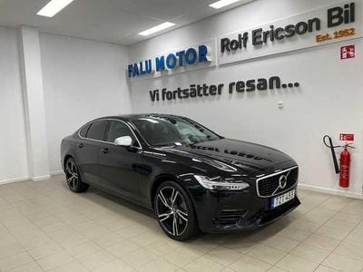 Svart Begagnad 2018 Volvo S90 R-Design Pro Sedan | 349 500 kr