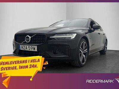 Svart Begagnad 2021 Volvo V60 R-Design Kombi | 369 900 kr (Marknadspris)