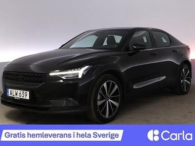 Begagnad Polestar 2 Long Range Single Motor 219 kW (299 HK) 2021 Svart Halvkombi