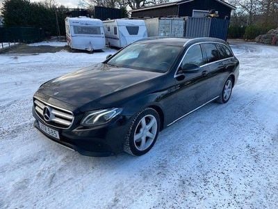 Begagnad Mercedes E220 Avantgarde 194 HK (142 kW) 2018 Svart Kombi