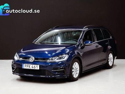 Begagnad VW Golf VII R-line 150 HK (110 kW) 2018 Mörkblå Kombi