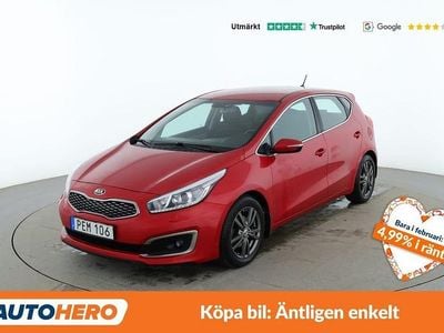 Begagnad Kia Ceed Edition 7 137 HK (100 kW) 2017 Röd Halvkombi
