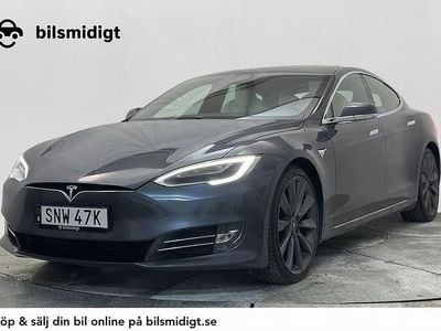 Grå Begagnad 2020 Tesla Model S Performance Halvkombi | 319 900 kr