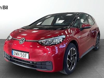 Begagnad VW ID.3 Pro Performance 150 kW (204 HK) 2022 Mörkröd Halvkombi