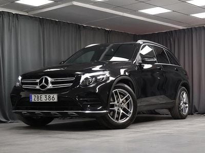 Svart Begagnad 2017 Mercedes GLC220 AMG SUV | 309 000 kr (Marknadspris)