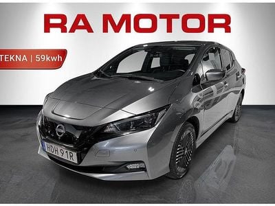 Grå Begagnad 2022 Nissan Leaf Tekna Halvkombi | 269 900 kr (Dyr)