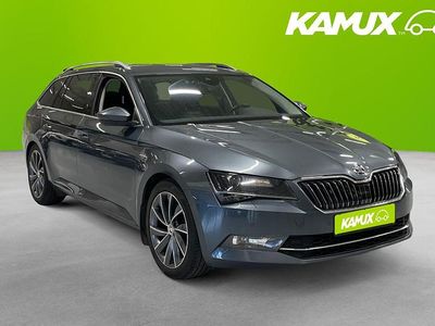 Silver/grå Begagnad 2018 Skoda Superb LAURIN & KLEMENT Kombi | 209 800 kr (Marknadspris)