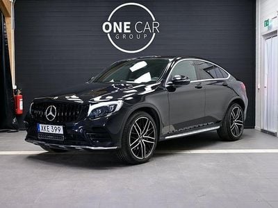Svart Begagnad 2018 Mercedes GLC220 AMG Sportkupé | 284 800 kr (Marknadspris)