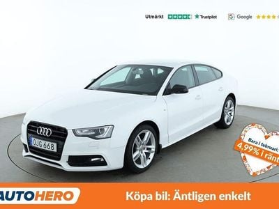 Begagnad Audi A5 Sportback S-Line 180 HK (132 kW) 2016 Vit Halvkombi