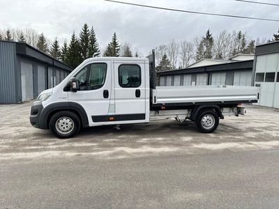 begagnad Fiat Ducato Dubbelhytt Lång Flak 2.3 Multijet 130hk Värmare