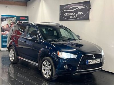 begagnad Mitsubishi Outlander 2.4 4WD,7 Sits,Kedja,Ny besiktad,Drag.