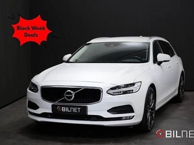 Vit Begagnad 2018 Volvo V90 Kombi | 239 900 kr (Marknadspris)