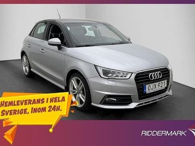 Begagnad Audi A1 S-Line 95 HK (69 kW) 2016 Silver Halvkombi