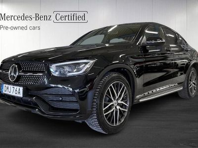 begagnad Mercedes GLC220 GLCD 4matic coupé AMG NIGHTPACKAGE DRAG