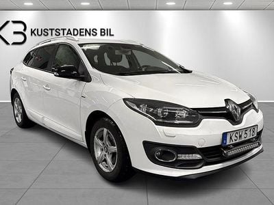Vit Begagnad 2015 Renault Mégane GrandTour LIMITED Kombi | 79 900 kr (Dyr)