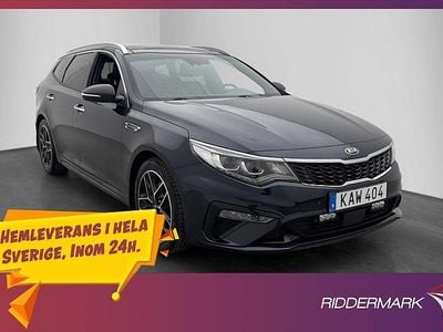 Blå Begagnad 2019 Kia Optima GT-Line Kombi | 209 900 kr (Marknadspris)