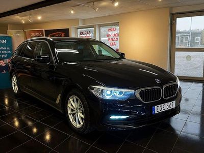 Svart Begagnad 2017 BMW 520 Kombi | 189 900 kr (Dyr)