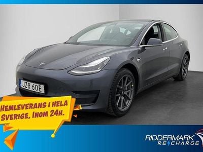 Grå Begagnad 2019 Tesla Model 3 Standard Range Plus Sedan | 229 800 kr (Marknadspris)