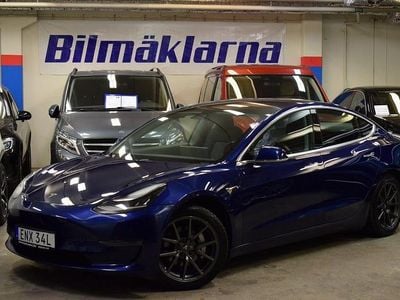 Blå Begagnad 2019 Tesla Model 3 Long Range AWD Sedan | 209 000 kr (Bra pris)