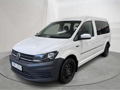 Vit Begagnad 2019 VW Caddy Maxi Life Life Minibuss | 129 000 kr (Superpris)