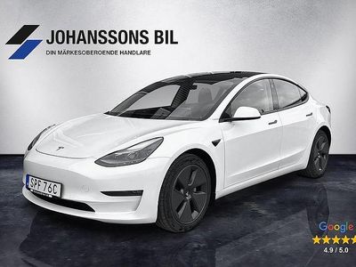 Begagnad Tesla Model 3 Long Range AWD 366 kW (498 HK) 2021 Vit Sedan