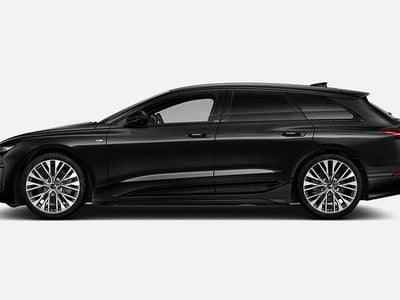 Ny Audi A6 e-tron S-Line 2025 Svart Kombi