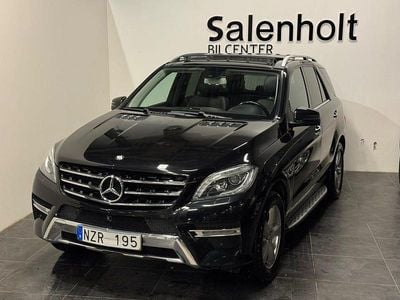 Svart Begagnad 2013 Mercedes ML350 AMG line SUV | 174 900 kr (Marknadspris)