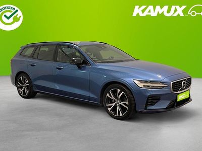Begagnad Volvo V60 R-Design 392 HK (288 kW) 2019 Blå Kombi