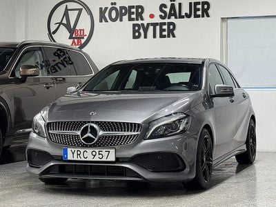 Grå Begagnad 2017 Mercedes A180 Style Halvkombi | 139 900 kr (Marknadspris)