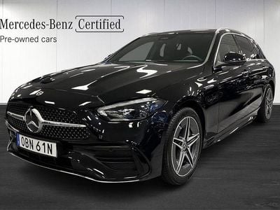 Svart Begagnad 2025 Mercedes C300 AMG line Kombi | 519 000 kr