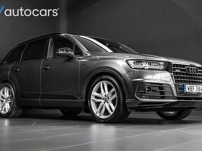 Begagnad Audi Q7 S-Line 272 HK (200 kW) 2018 Grå SUV