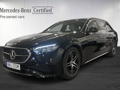 Svart Begagnad 2025 Mercedes E300 Advanced Kombi | 629 900 kr