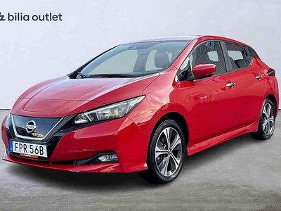 Begagnad Nissan Leaf 160 kW (218 HK) 2021 Röd Halvkombi
